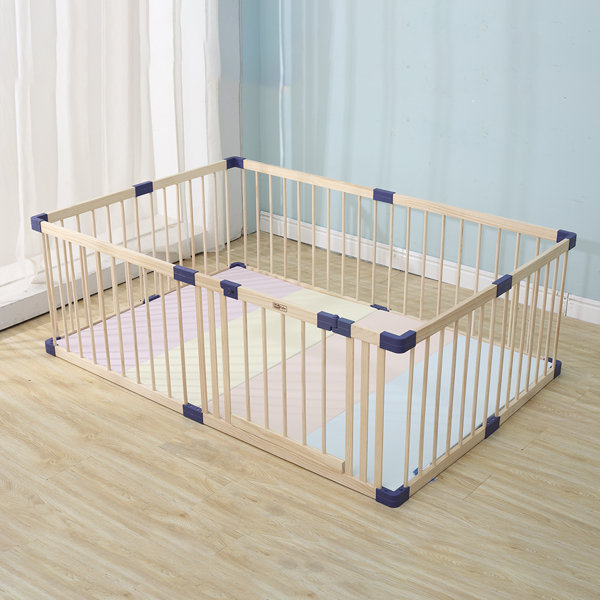 Kingway INC Portable Baby Playpen Large Free Standing Safety Gate Baby